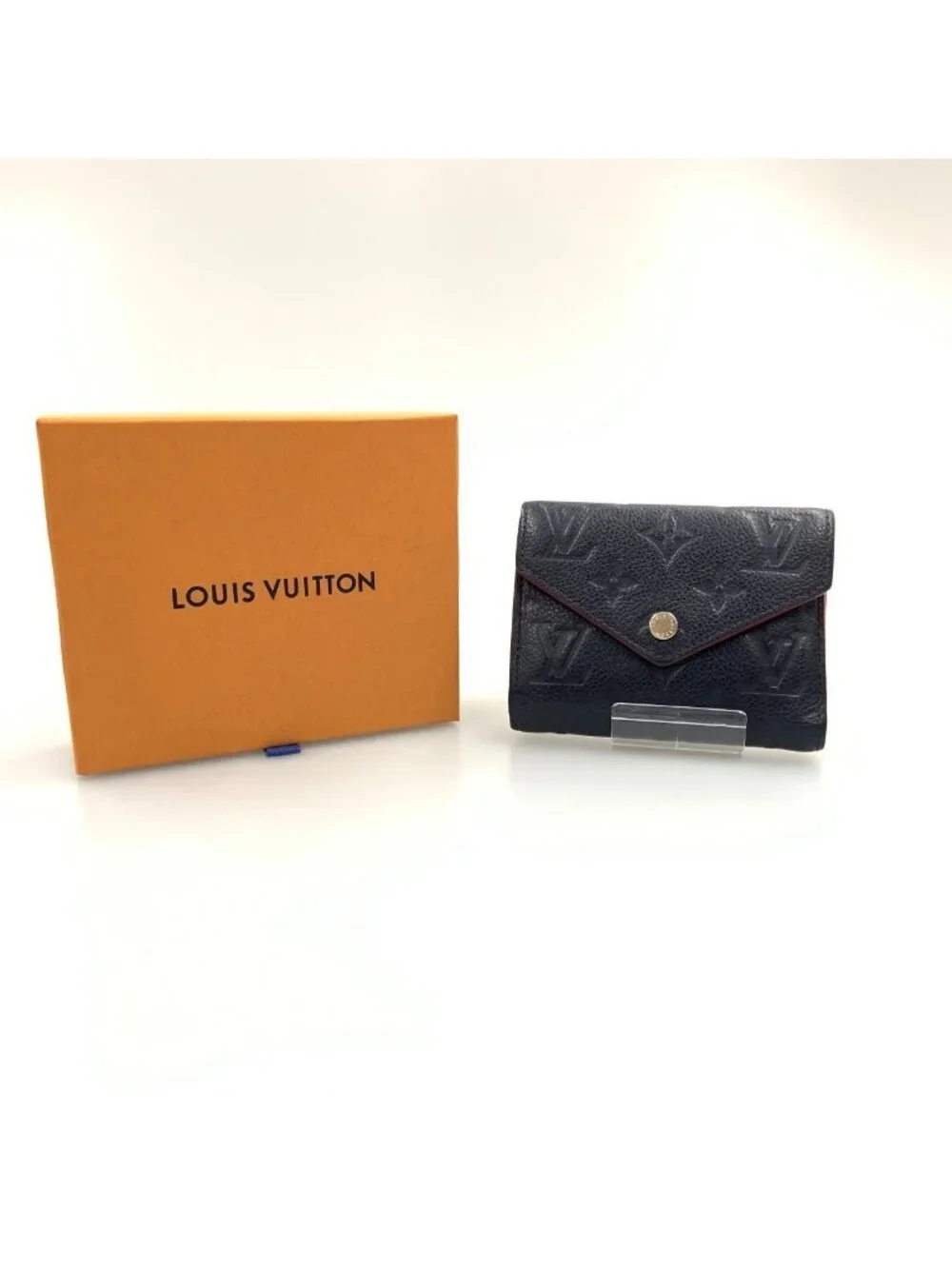 Louis Vuitton Monogram Empreinte Portefeuille Victorine Trifold Short Wallet